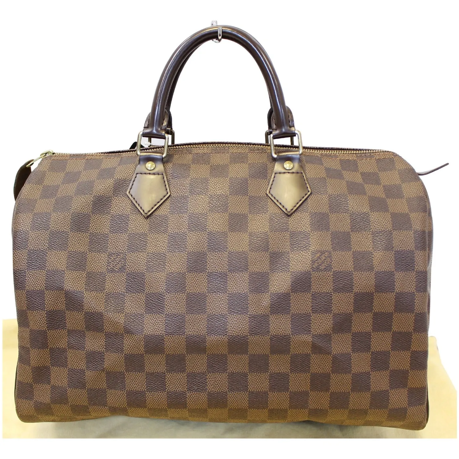 LOUIS VUITTON Speedy 35 Damier Ebene Satchel Bag