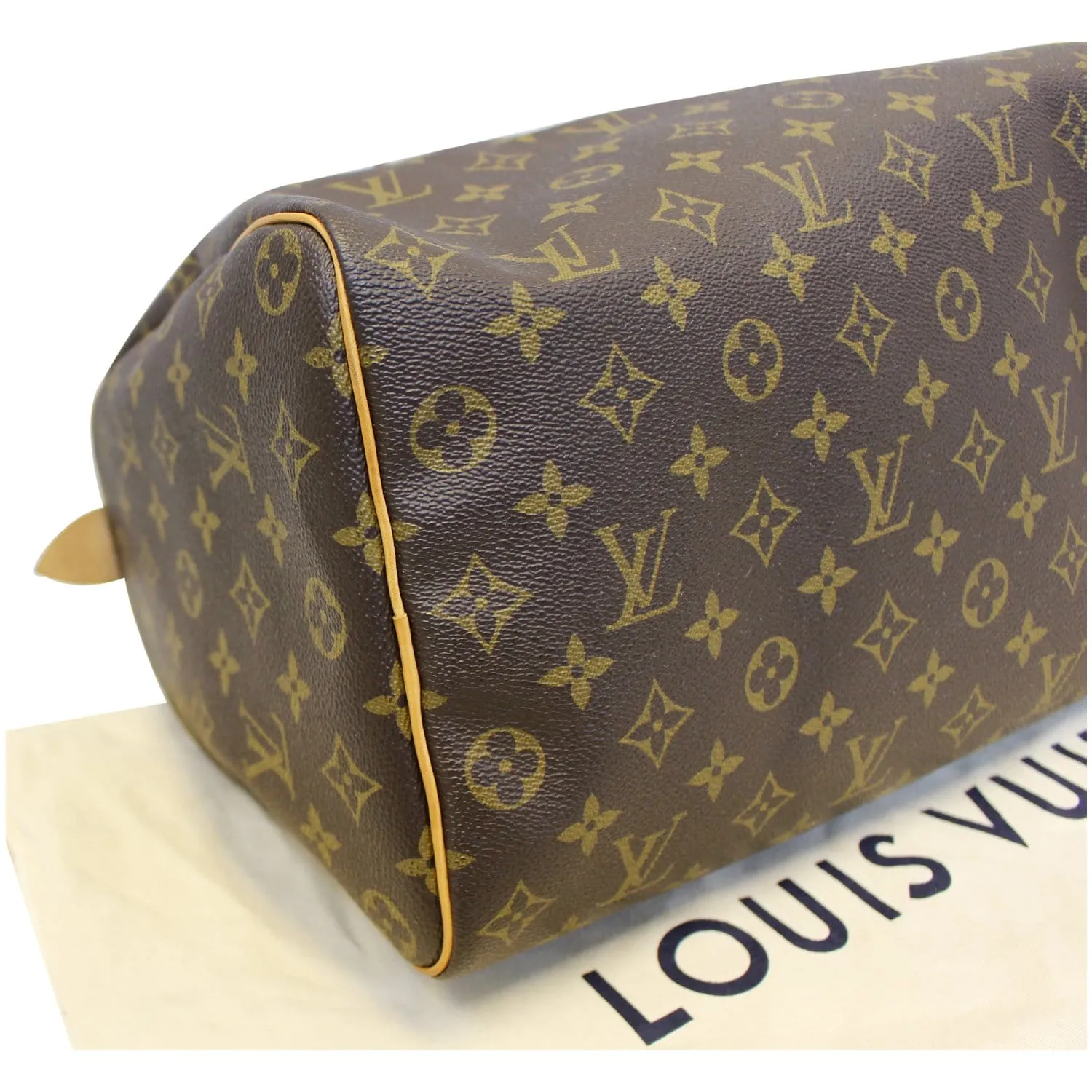 LOUIS VUITTON Speedy 35 Monogram Canvas Satchel Bag