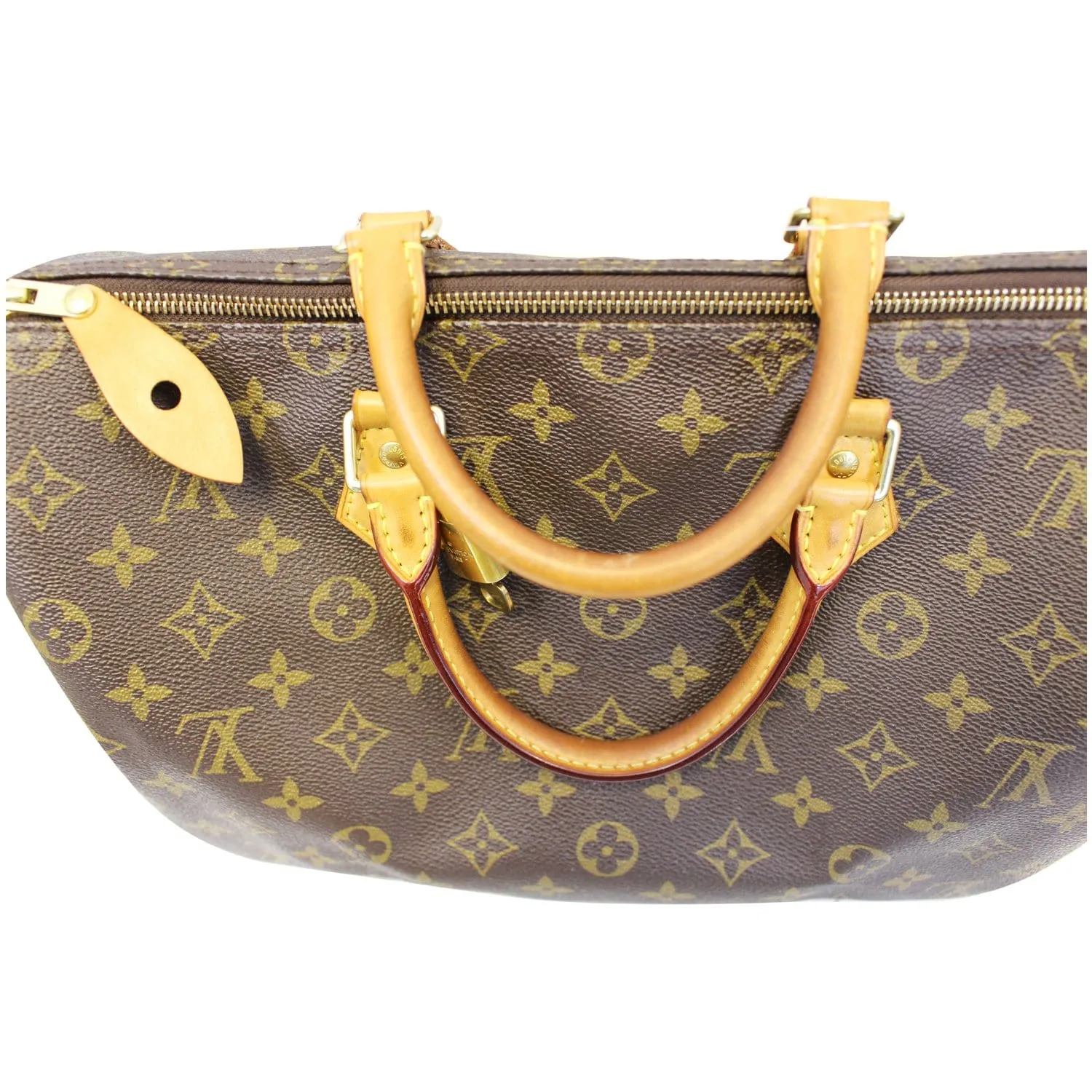 LOUIS VUITTON Speedy 35 Monogram Canvas Satchel Bag