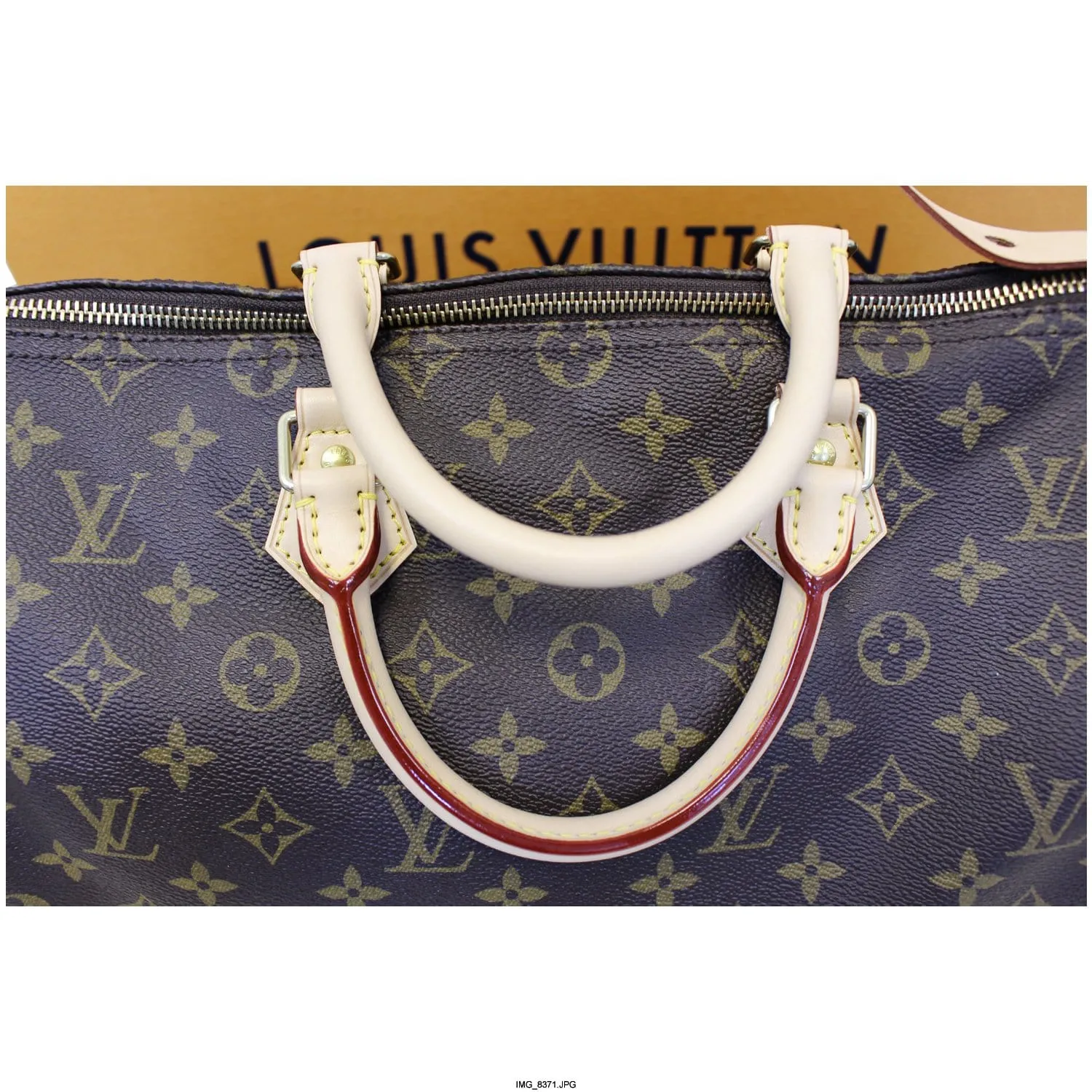 LOUIS VUITTON Speedy 35 Monogram Canvas Satchel Bag