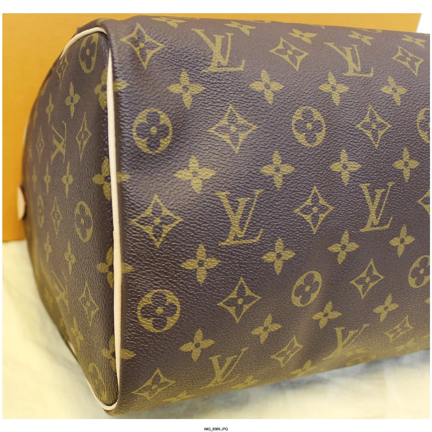 LOUIS VUITTON Speedy 35 Monogram Canvas Satchel Bag