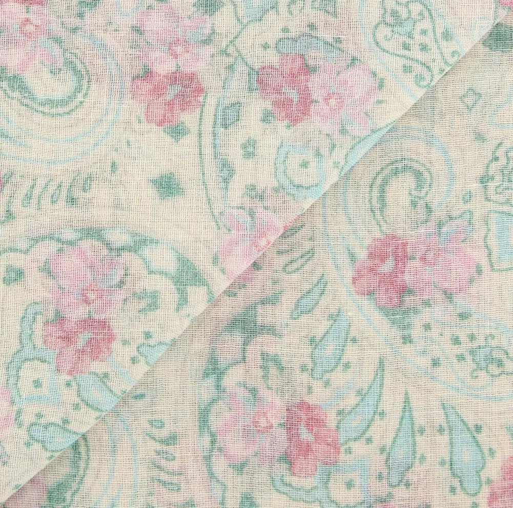 Luigi Borrelli Beige Wool Blend Scarf
