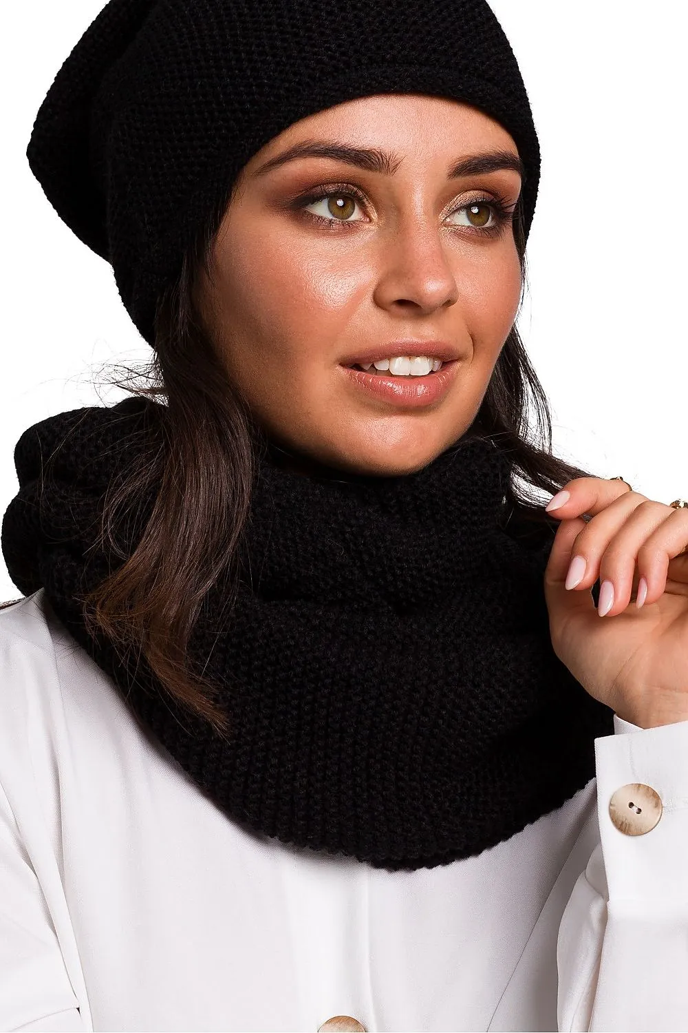 Luxe Double-Wrap Snood Scarf