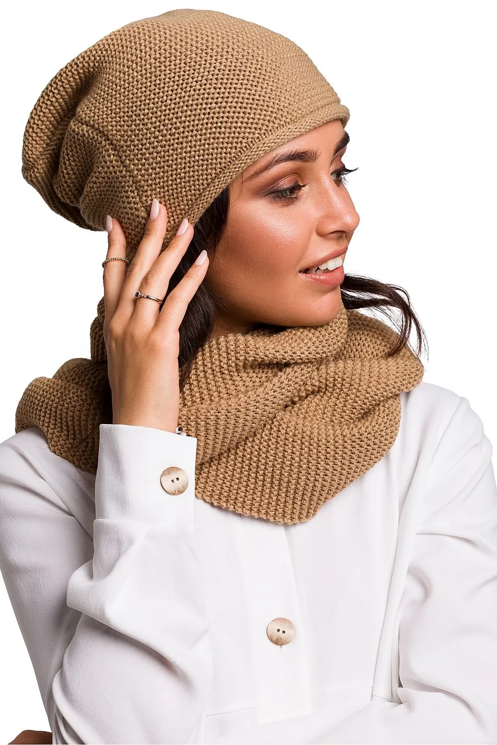 Luxe Double-Wrap Snood Scarf