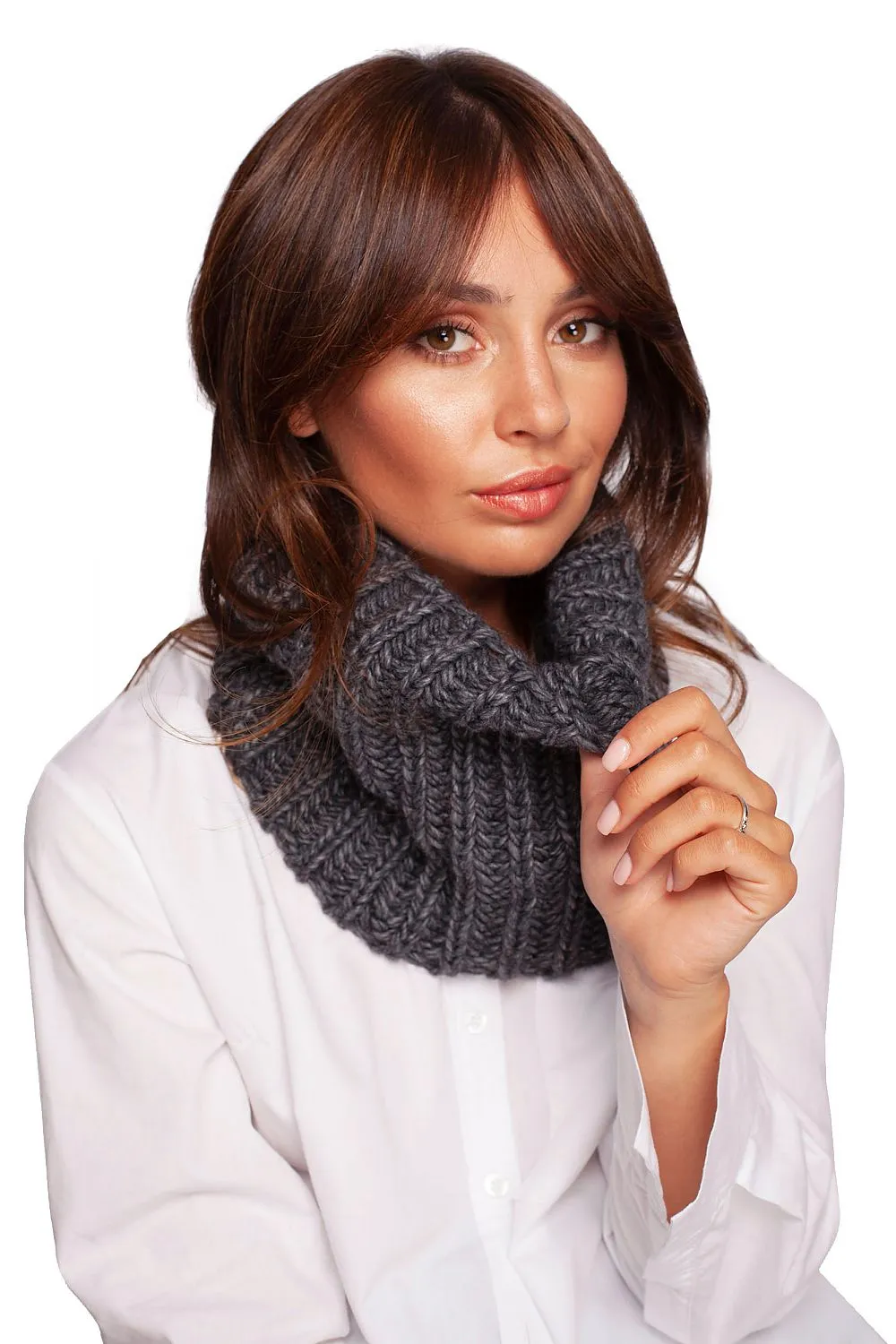 Luxurious Knit Chimney Scarf