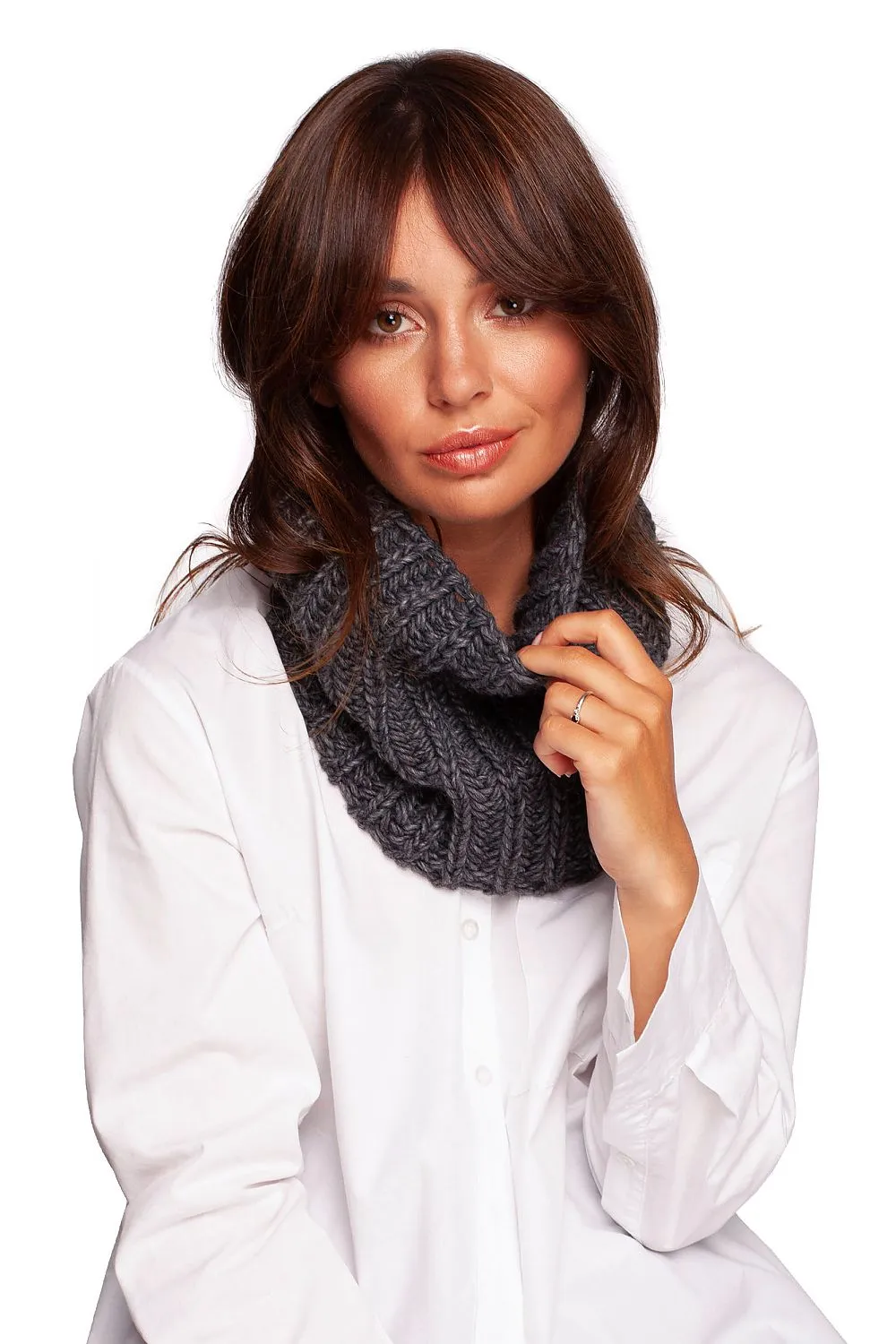 Luxurious Knit Chimney Scarf