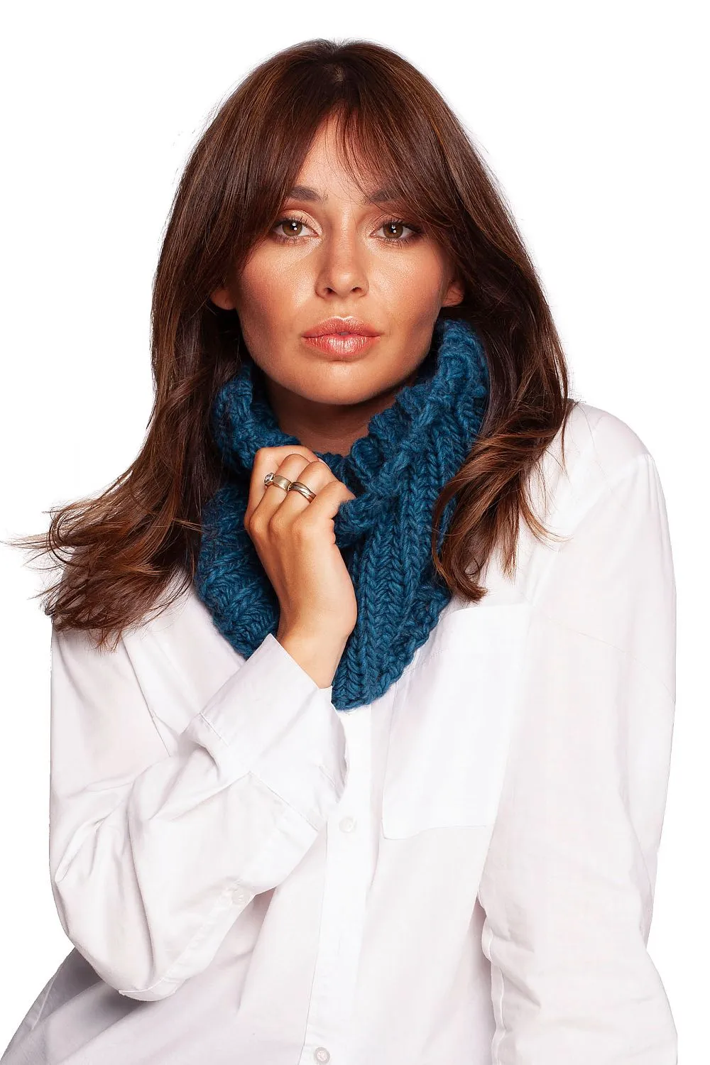 Luxurious Knit Chimney Scarf