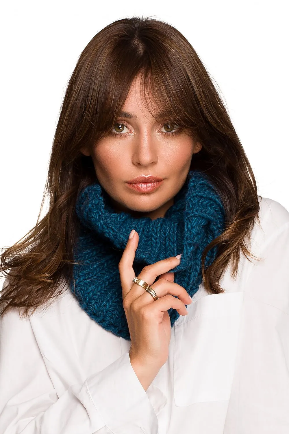 Luxurious Knit Chimney Scarf