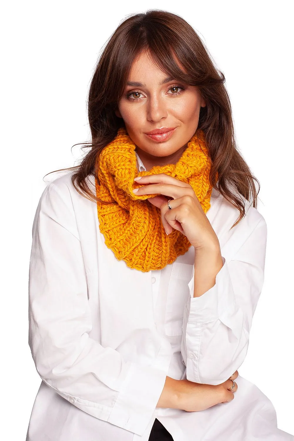 Luxurious Knit Chimney Scarf