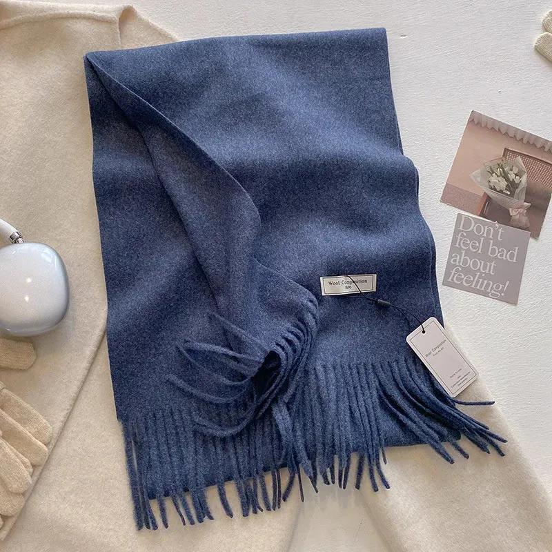 Luxury Cashmere Wool Winter Scarf | Warm Pashmina Shawl | Stylish Wrap for Women 2024