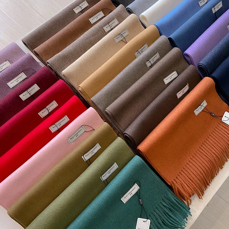 Luxury Cashmere Wool Winter Scarf | Warm Pashmina Shawl | Stylish Wrap for Women 2024
