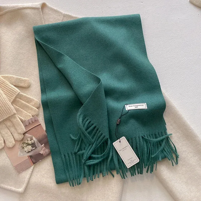Luxury Cashmere Wool Winter Scarf | Warm Pashmina Shawl | Stylish Wrap for Women 2024