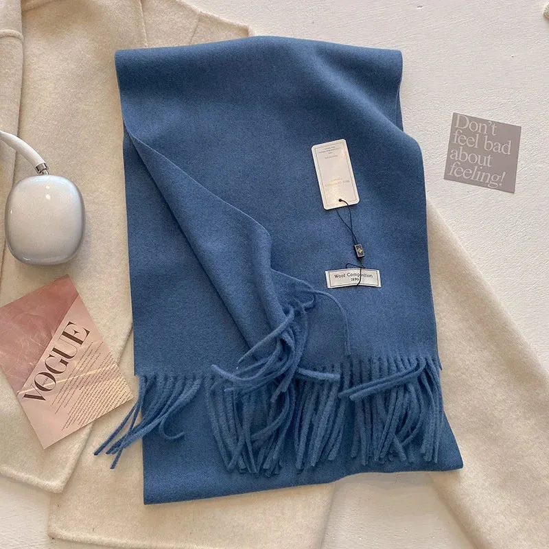 Luxury Cashmere Wool Winter Scarf | Warm Pashmina Shawl | Stylish Wrap for Women 2024