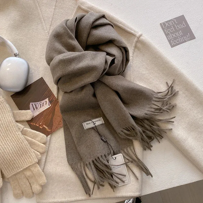 Luxury Cashmere Wool Winter Scarf | Warm Pashmina Shawl | Stylish Wrap for Women 2024