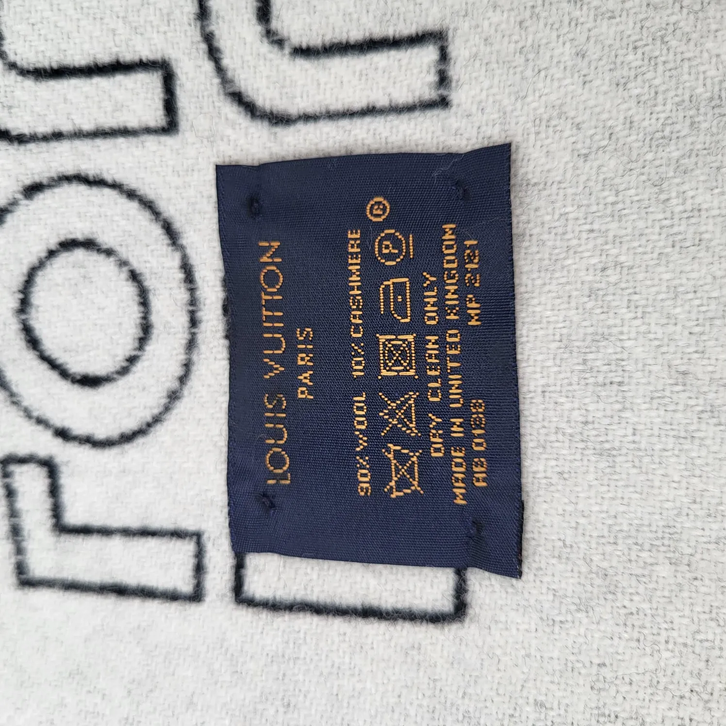 LV List Scarf