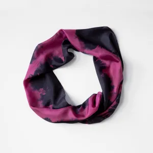 Magenta Habotai Scarf