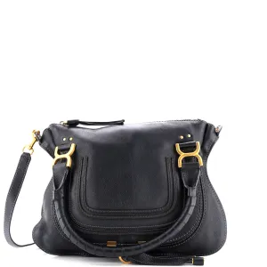 Marcie Satchel Leather Medium