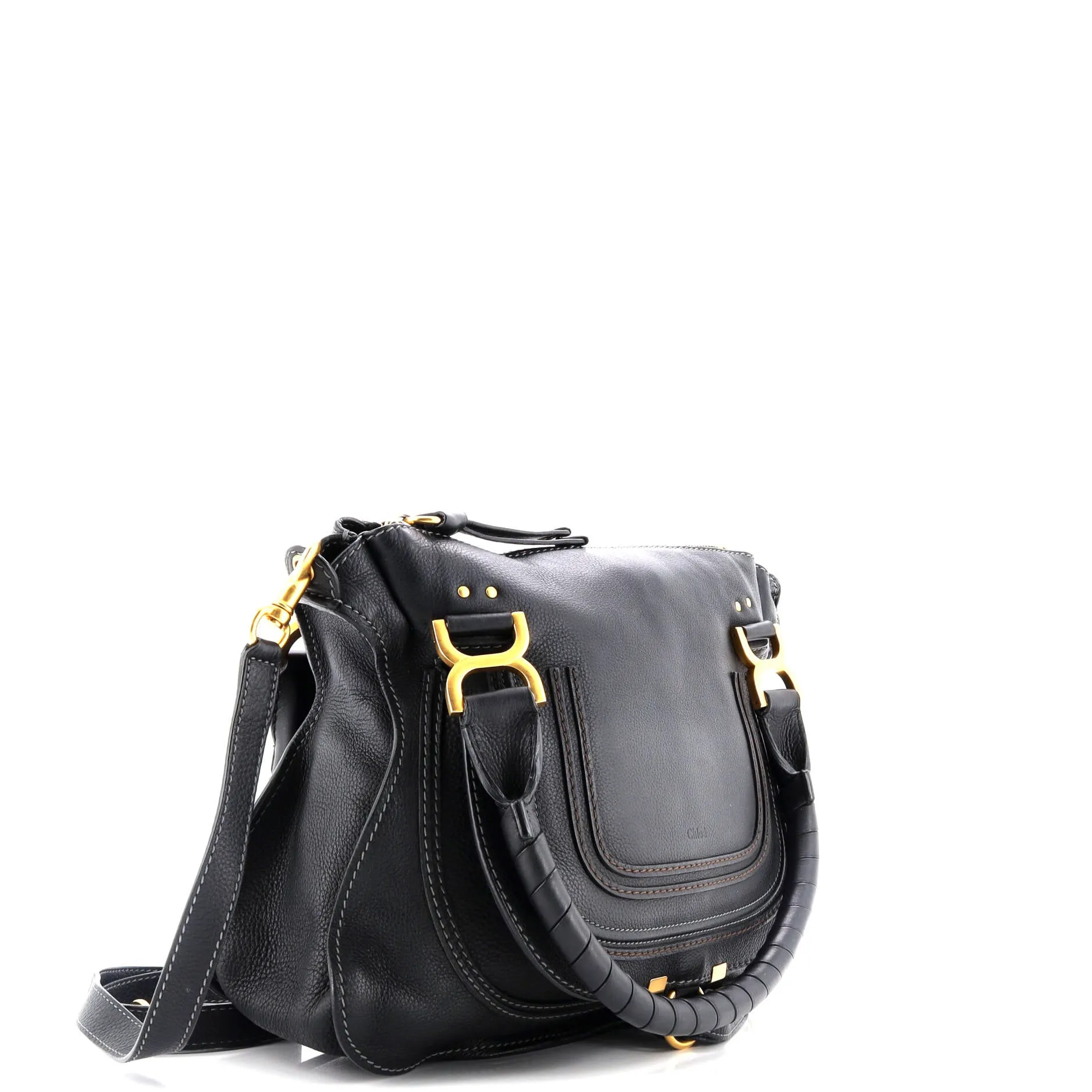 Marcie Satchel Leather Medium
