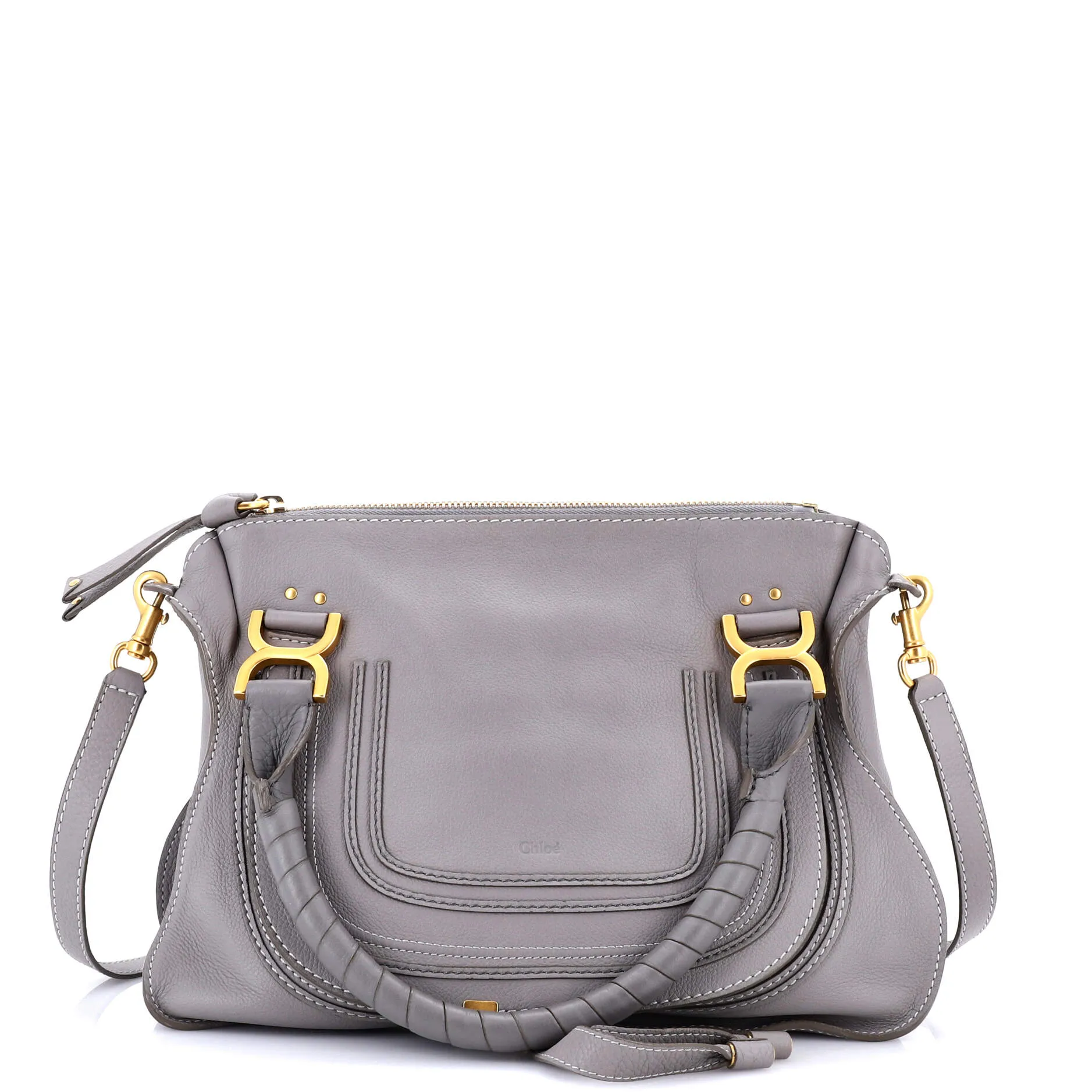 Marcie Satchel Leather Medium
