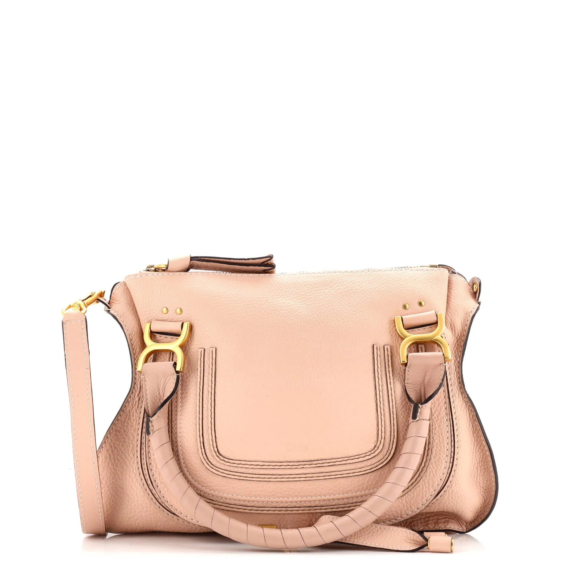 Marcie Satchel Leather Medium