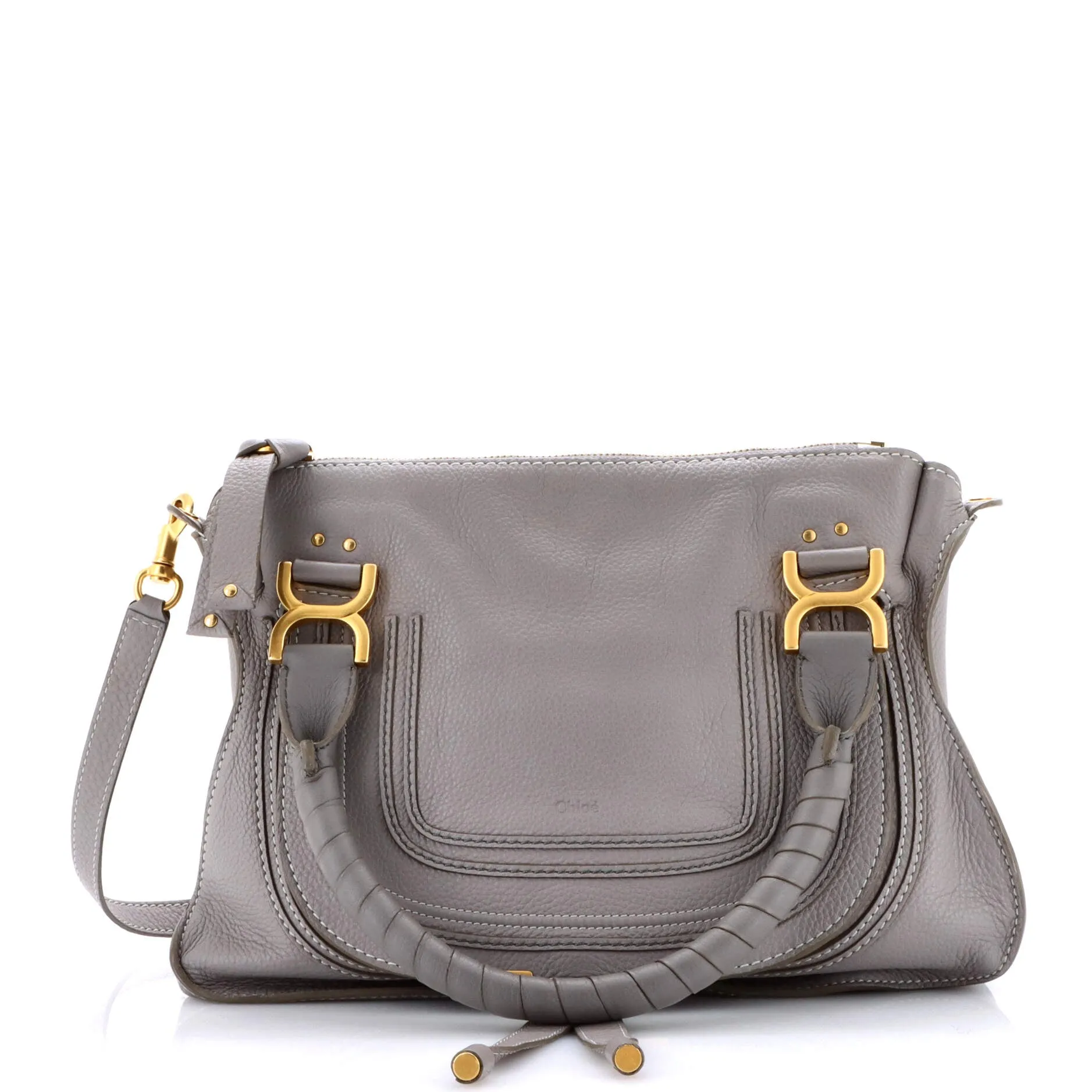Marcie Satchel Leather Medium