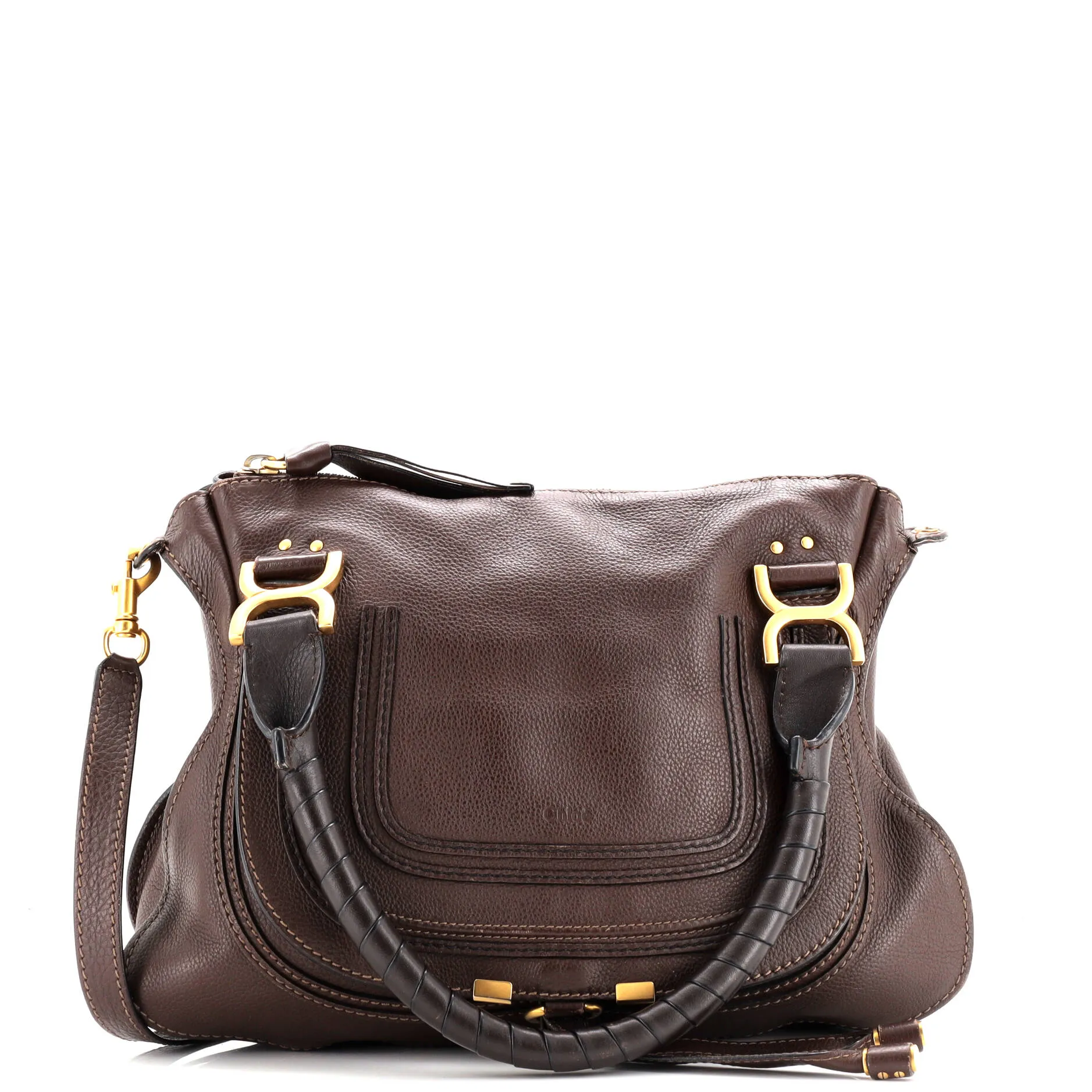 Marcie Satchel Leather Medium