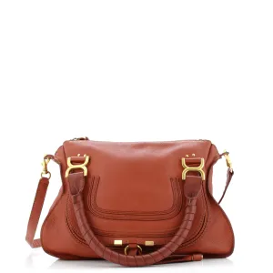 Marcie Satchel Leather Medium