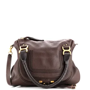 Marcie Satchel Leather Medium