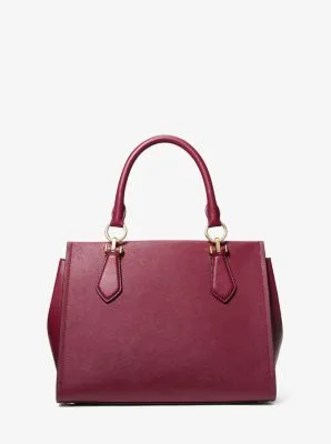 Marilyn Medium Saffiano Leather Satchel