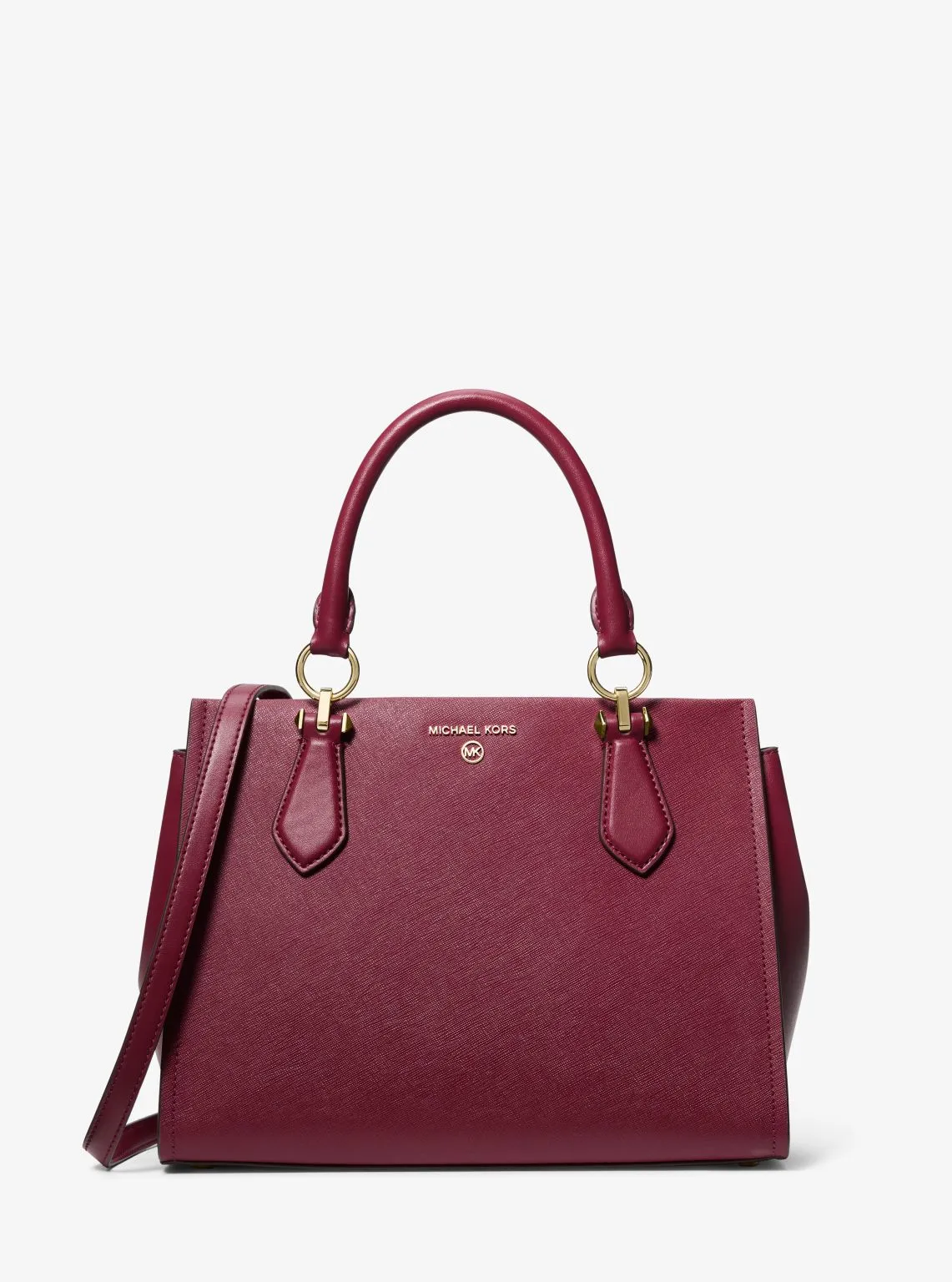 Marilyn Medium Saffiano Leather Satchel