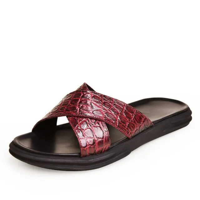Men Leisure Buckle Strap Beach Sandals Slippers