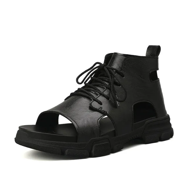 Men's Fashion Leather Beach Sandals..