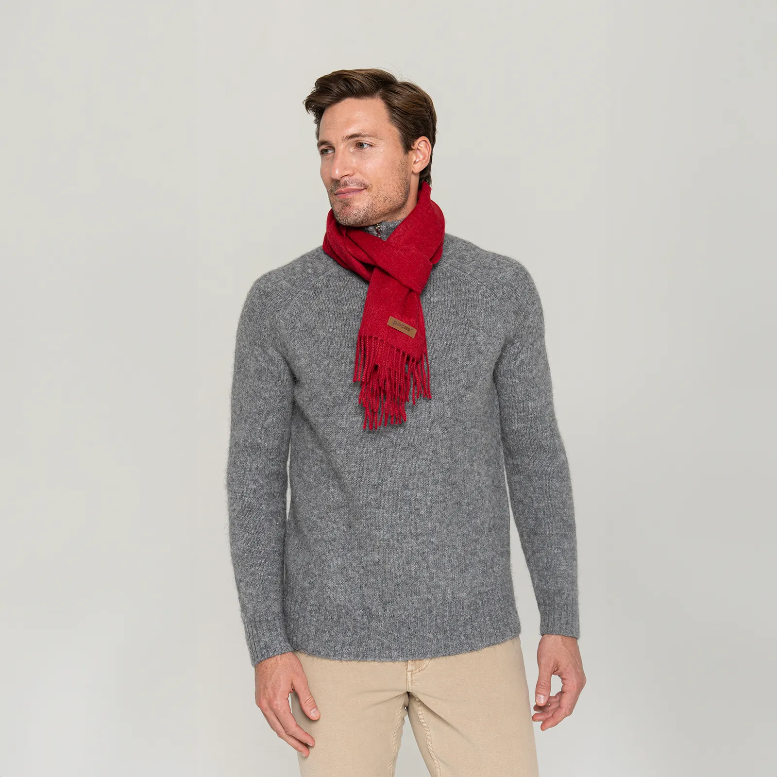 Men's Solid Scarf