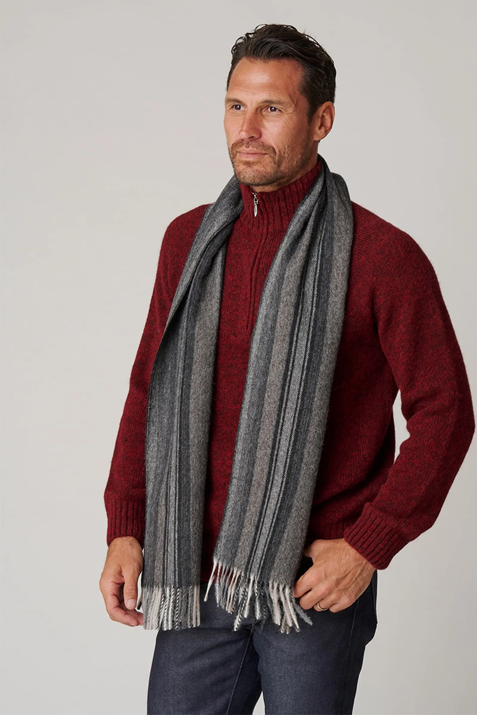 Men's Solid Scarf