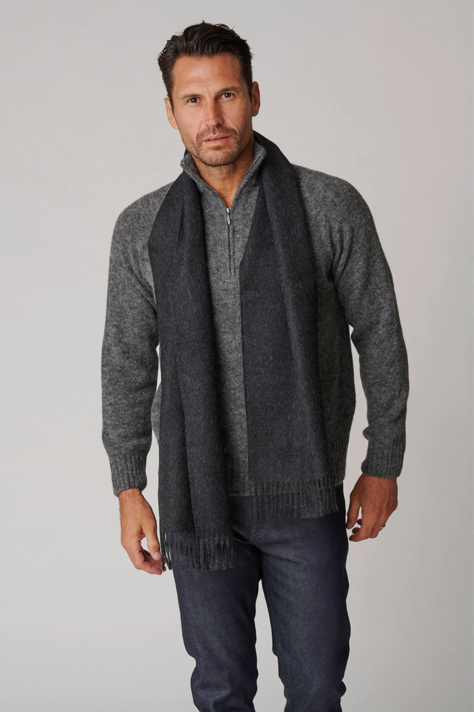 Men's Solid Scarf