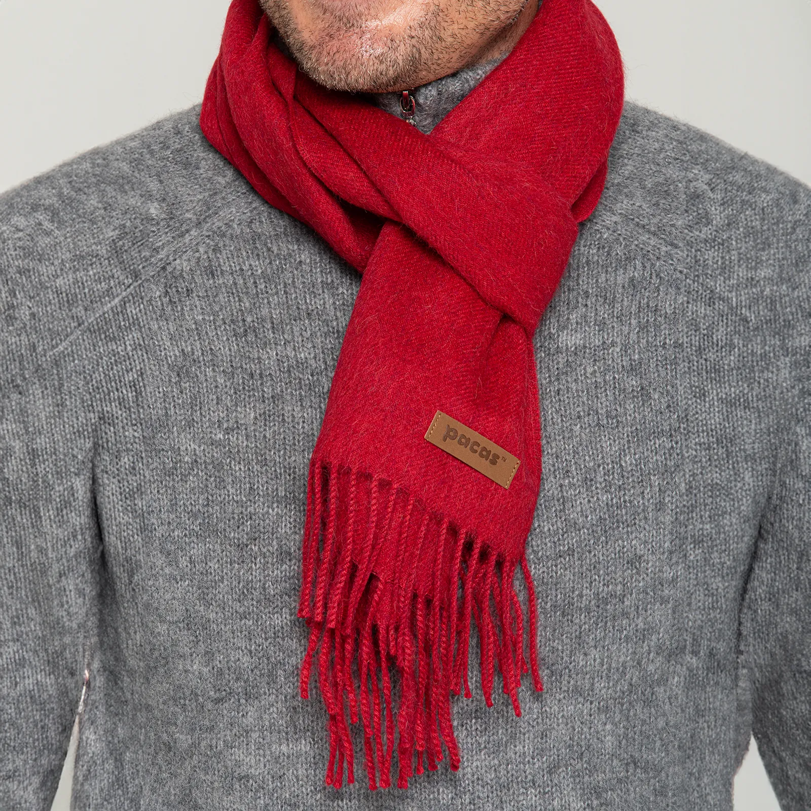 Men's Solid Scarf