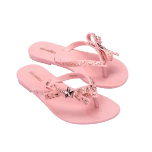 Mini Melissa Harmonic Stars Flip Flops - Pink