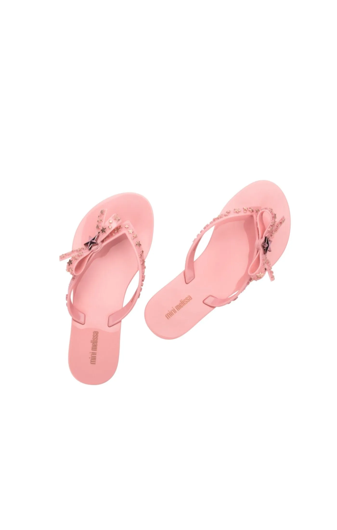 Mini Melissa Harmonic Stars Flip Flops - Pink