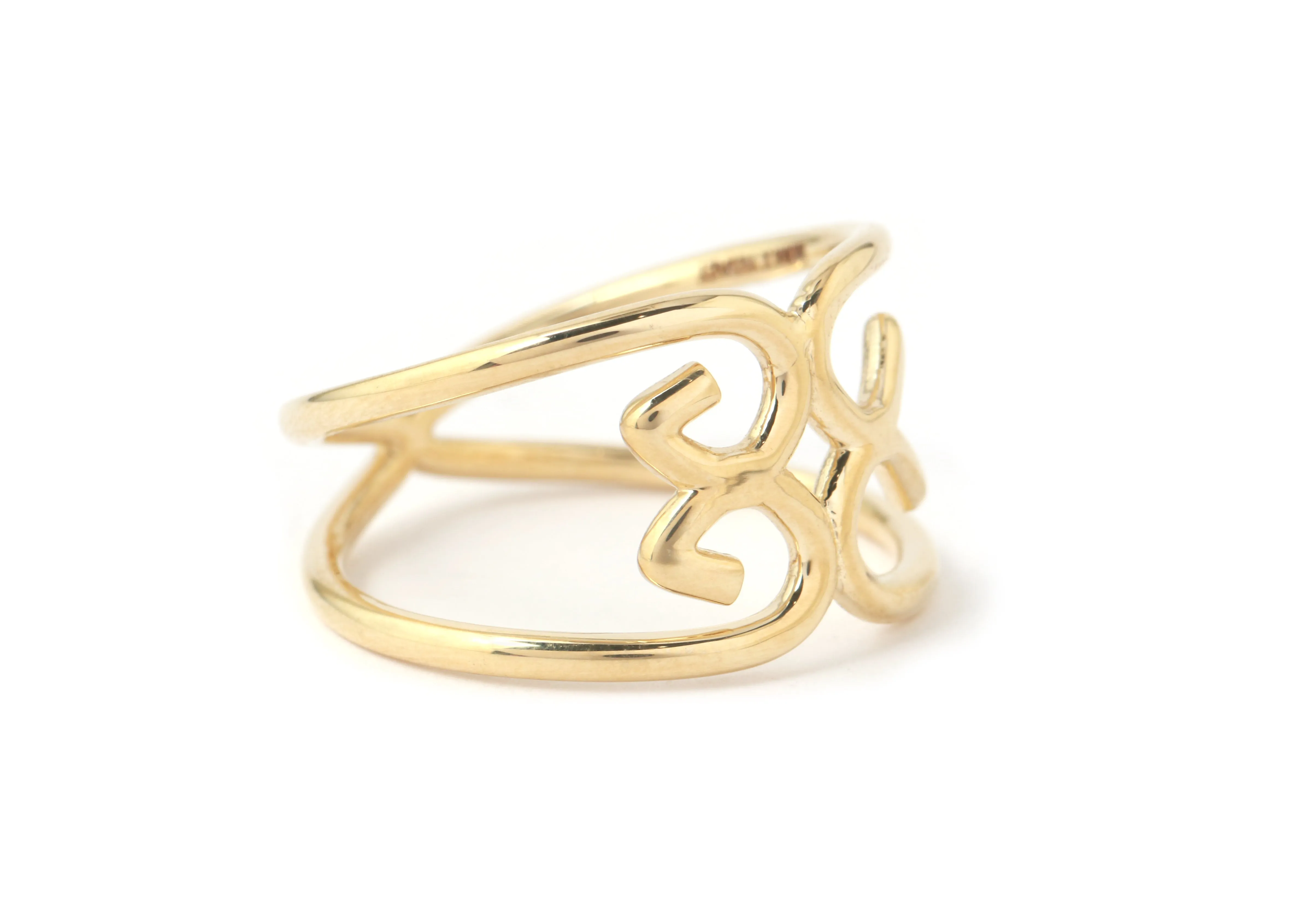 MJM x Yesaet Botanical Dyed Scarf and Mother Gaia 10k Gold Ring Set