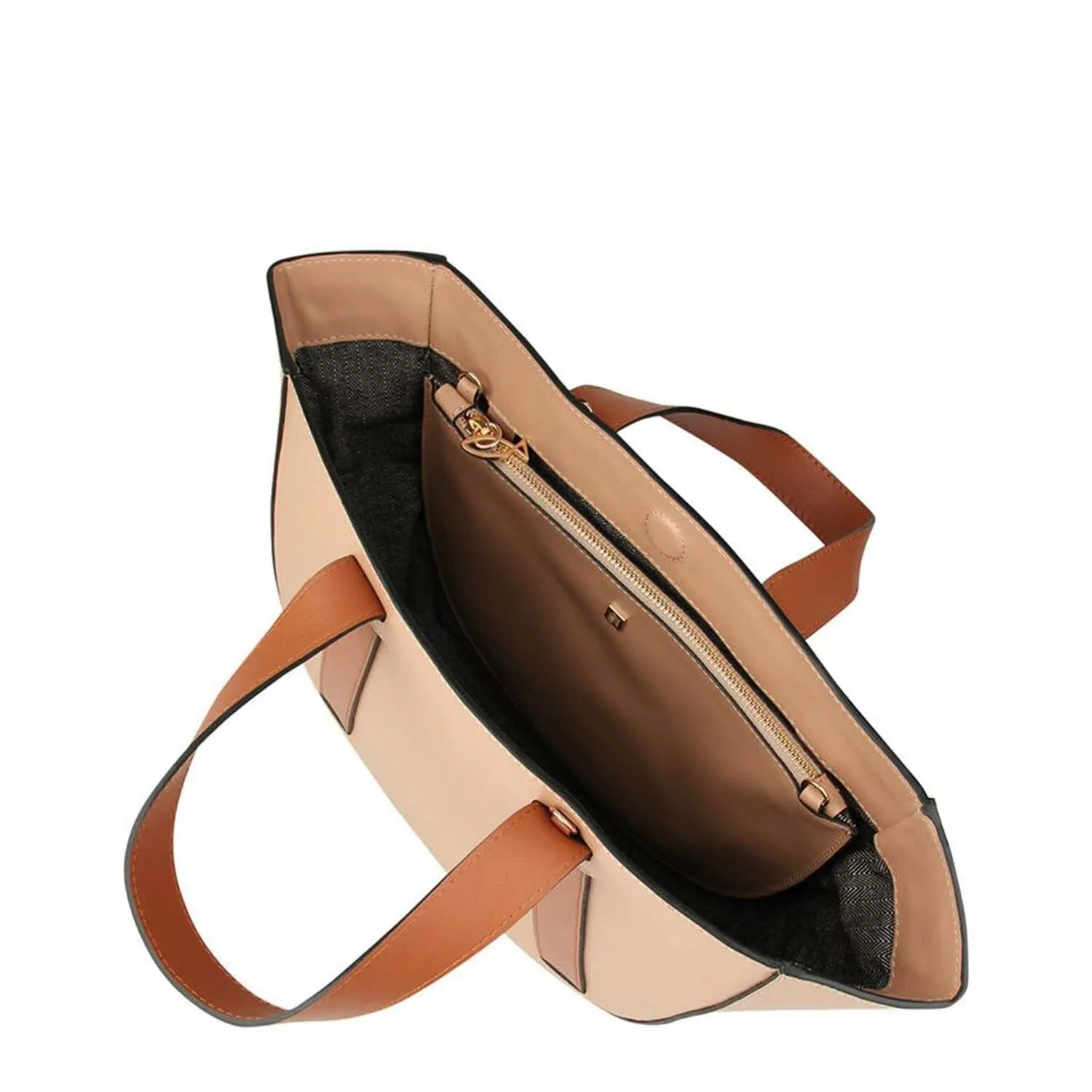 Mocha & Camel | Satchel Bag