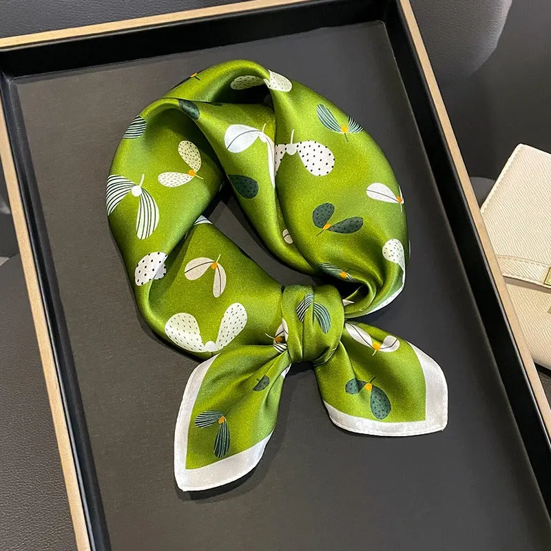 Mulberry Silk  Small Square Scarf Silk Scarf