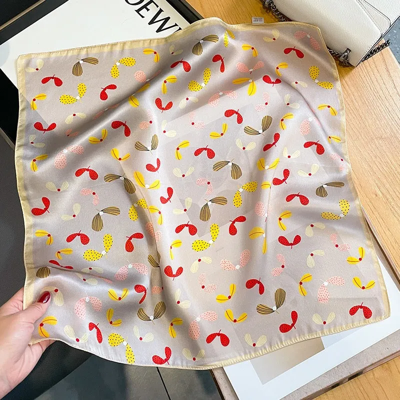 Mulberry Silk  Small Square Scarf Silk Scarf