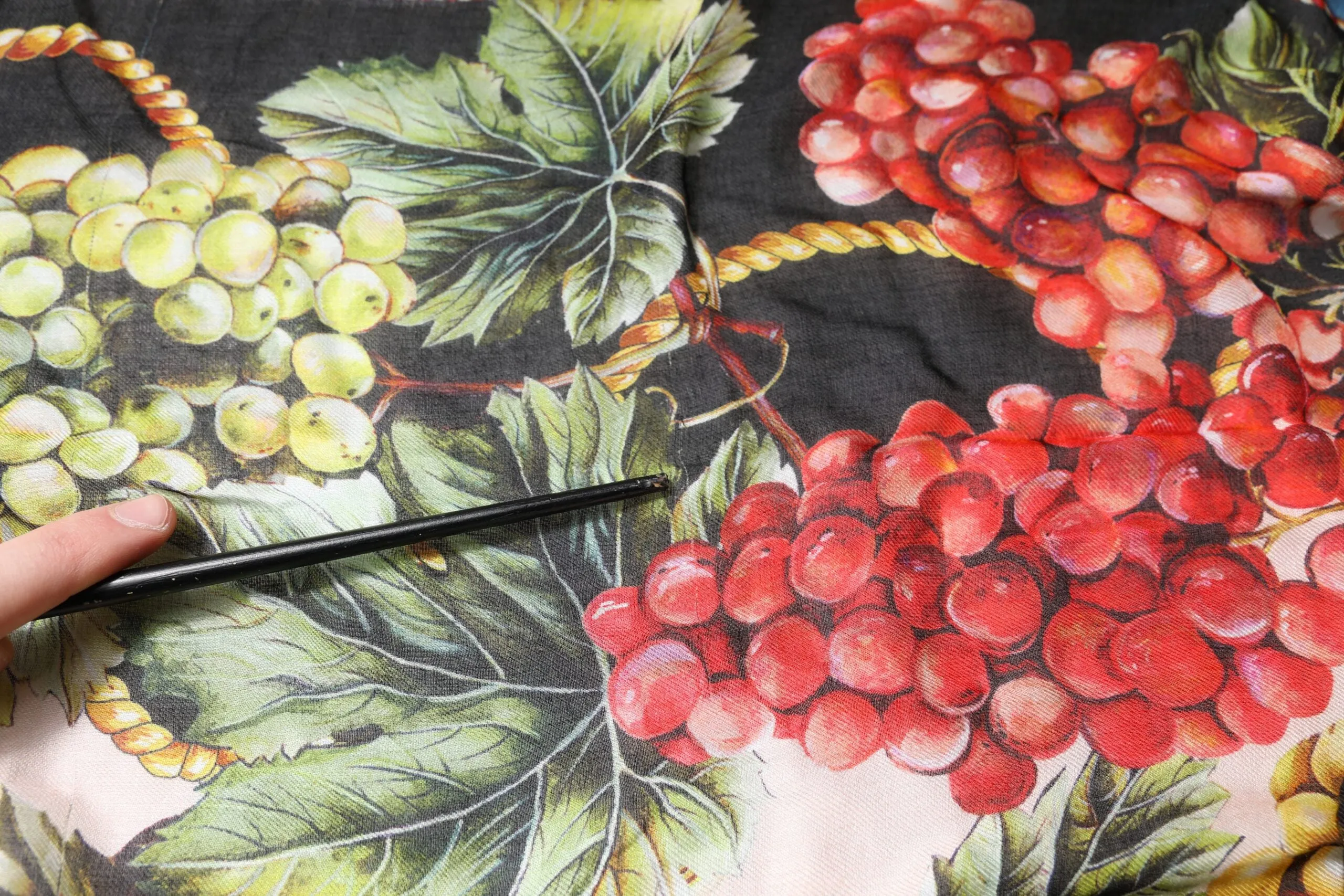 Multicolor Grapes Modal Shawl Wrap Scarf
