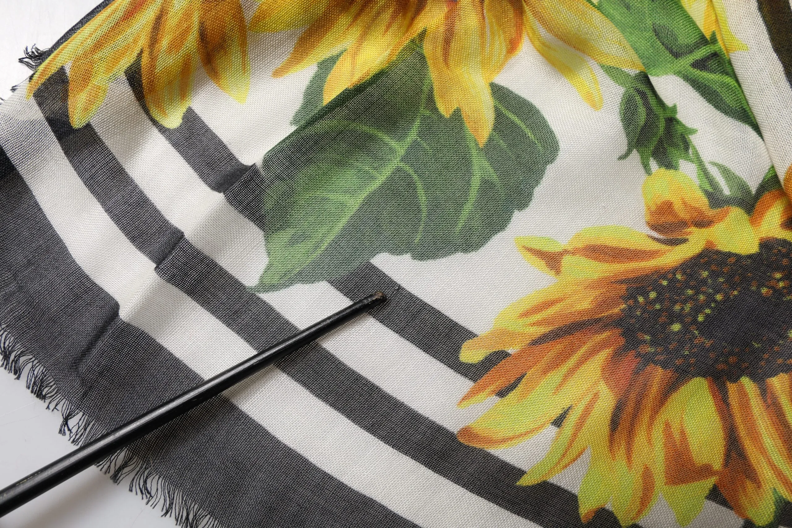 Multicolor Sunflower Neck Wrap Shawl Scarf