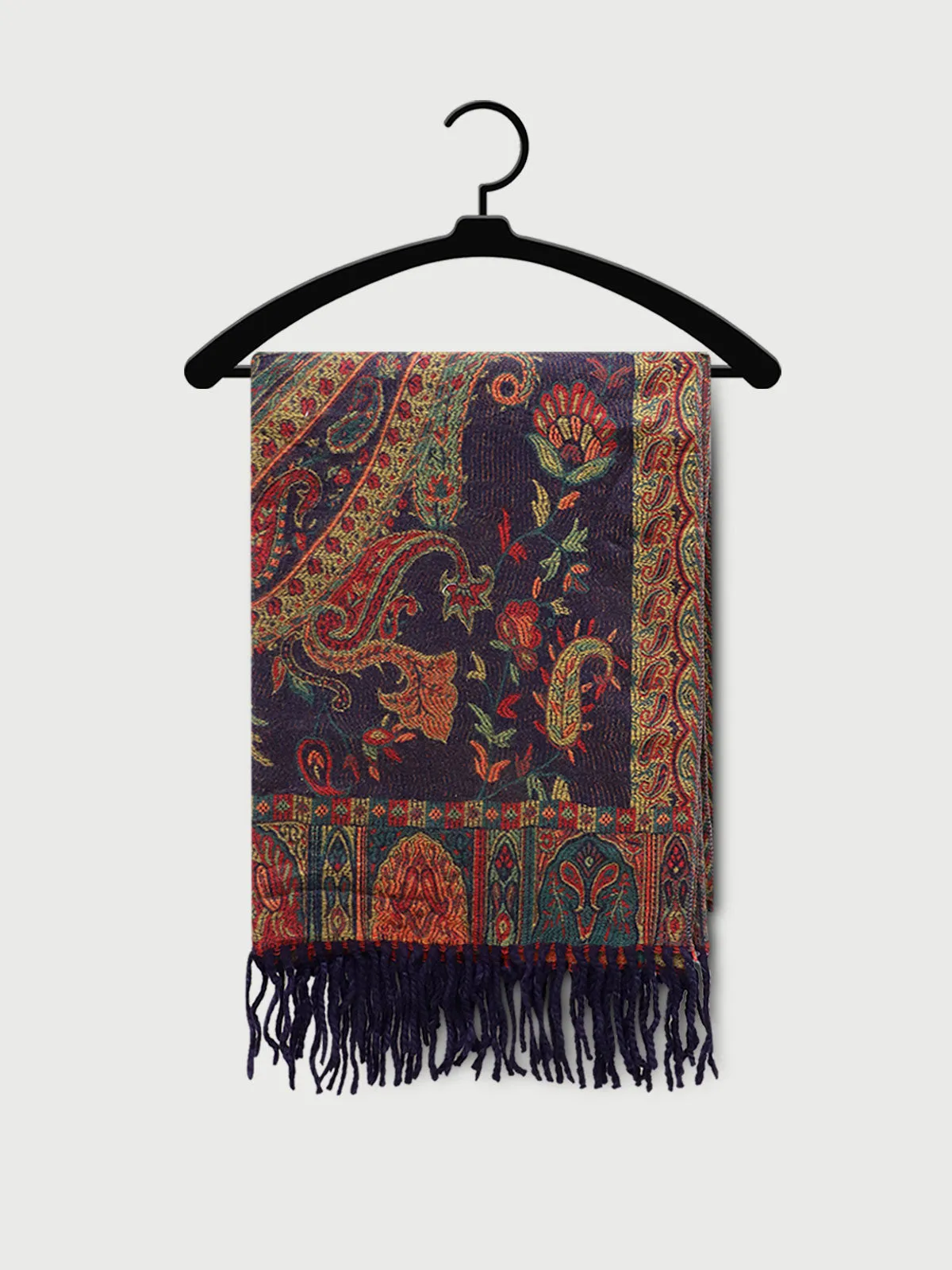 NA0466-NAVY/RED-Women Scarves