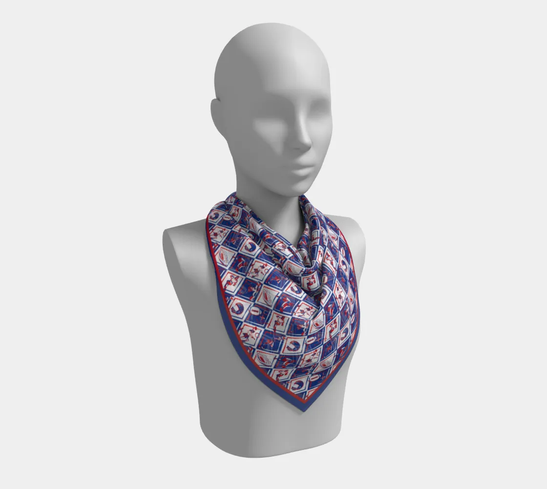 Navy   Red Checkerboard Gameday - Wholesale