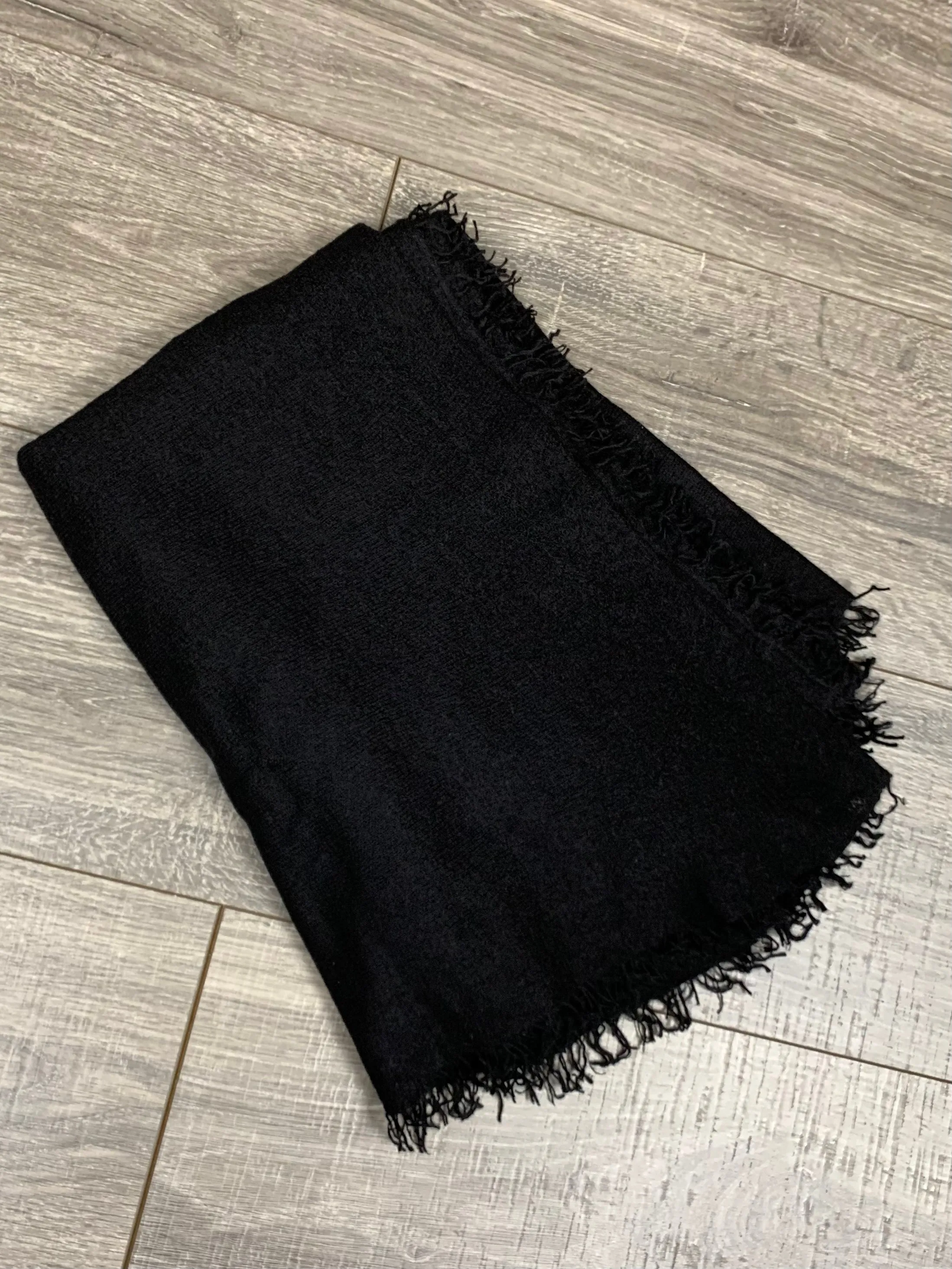 NC - Felted Fringe Cashmere Scarves | Asst Colors