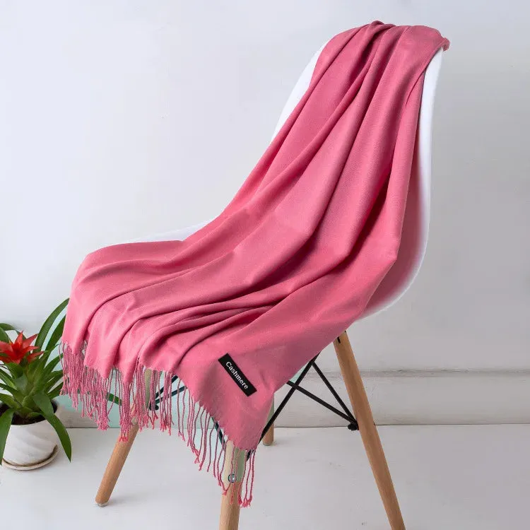 New Cashmere Wool Scarf | Thin & Warm Winter Shawl | Unisex Pashmina Wrap | EnigmaParis