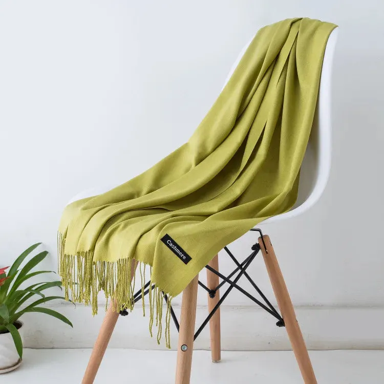 New Cashmere Wool Scarf | Thin & Warm Winter Shawl | Unisex Pashmina Wrap | EnigmaParis