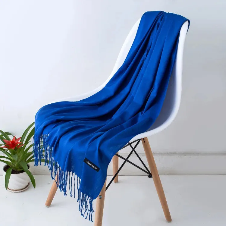 New Cashmere Wool Scarf | Thin & Warm Winter Shawl | Unisex Pashmina Wrap | EnigmaParis